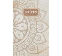 NOTES: Diario de Meditación y Mindfulness A5 | Tapa Dura con 140 Páginas de Líneas | Cuaderno de Notas Espiritual con Diseño de Mandala | Regalo para Yoga, Reflexión y Gratitud.