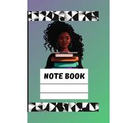 "Notes from a Bright Mind": Beautiful girl holding book Cover with classy colors and Print, Journal Notebook for Women, girls, 6" x 9" Journal with ... Journaling Notebooks for Women and girls
