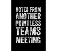 Notes From Another Pointless Teams Meeting: Sarcastic Notebook for Coworkers and Employees