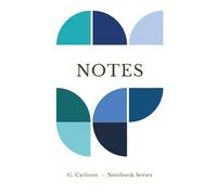 NOTES - Geometric Focus 9.1: Klassisches Notizbuch liniert mit klaren geometrischen Formen für strukturierte Gedanken, Notizen und ruhige Schreibmomente