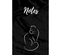 Notes: Hardcover 6 x 9 Notebook, 160 College-Ruled Pages, Medium Journal for School, Work, Travel, and Personal Use