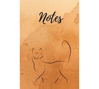 Notes: Hardcover 6 x 9 Notebook, 160 College-Ruled Pages, Medium Journal for School, Work, Travel, and Personal Use