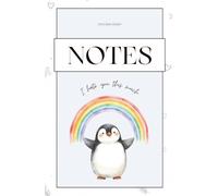 Notes / I Hate You This Much Notebook | Cute Penguin Notebook | Graph Paper Notebook for Writing, School, Work & Journaling | 180 Pages