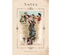 Notes: Kissing the Blarney Stone Vintage Humour Postcard Notebook