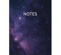 NOTES: Lined Composition Book | Galaxy | Space Theme | For School | Study | Home