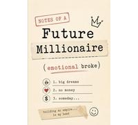 Notes of a Future Millionaire (Emotionally Broke): Funny Notebook for Overthinkers, Dreamers and Financially Confused Adults