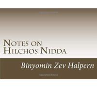 Notes on Hilchos Nidda