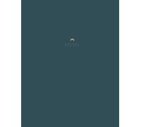 NOTES: Premium Notizbuch A4 liniert - Halbmond-Design in Blau | 52 Seiten | Journal für Gedankenreisen, Neuanfang & Reflexion | Elegantes Ideenheft für Frauen & Männer | Notizheft | Reisejournal