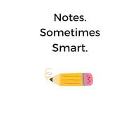 Notes. Sometimes Smart.: A Funny Lined Notebook for Students, School, College and Everyday Notes
