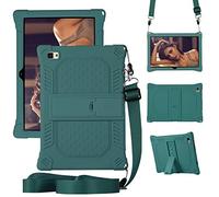 Nother Custodia Cover per Pritom L10 Tablet/Pritom Tronpad L10, Ultra Leggero Protettiva Cover in Silicone con Supporto per Bambini per Pritom L10 Tablet/Pritom Tronpad L10, Verde Scuro