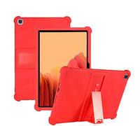Nother Funda para Galaxy Tab A7 10.4 2020, Silicón Ligera Carcasa Antideslizante con Soporte para Los Niños para Samsung Galaxy Tab A7 T500/T505/T507 10.4 2020, Rojo