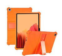 Nother Funda para Galaxy Tab A7 10.4 2020, Silicón Ligera Carcasa Antideslizante con Soporte para Los Niños para Samsung Galaxy Tab A7 T500/T505/T507 10.4 2020, Naranja
