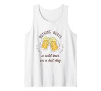 Nothing Beats A Cold Beer On A Hot Day Divertente regalo di birra Canotta