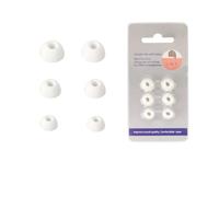 Nothing Buds Pro - Confezione da 6 gommini di ricambio per auricolari CMF, in silicone, colore: bianco