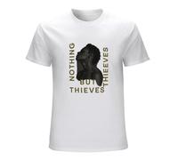 Nothing But Thieves Broken Machine Short Sleeves Men's Fashion T Shirts White XXL