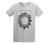 Nothing But Thieves Wake Up Call Mens T-Shirt Gray Graphic Unisex Tee Shirt M