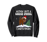 Nothing Butt A Cocker Spaniel Dog Christmas Funny Xmas Felpa