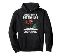 Nothing Butt A Rottweiler Dog Christmas Funny Xmas Felpa con Cappuccio