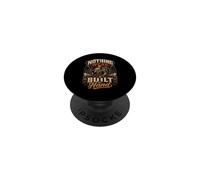 Nothing Deak Built By Hand Construction Worker Citazione PopSockets PopGrip Adesivo