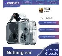 Nothing Ear Driver ANC da 45 dB da 11 mm Audio ad alta risoluzione a 24 bit con LDAC e LHDC ANC da 45 dB Fino a 40,5 ore di ascolto EAR