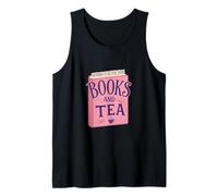 Nothing Is Better Than Books And Tea Cute Cozy Vibe Canotta