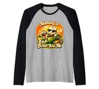 Nothing Is Better Than Me Tea Lovers - Opera d'Arte per erboristeria Maglia con Maniche Raglan