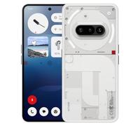 Nothing Phone (3a) 128 GB - Handy mit Essential Space, 50-MP-Hauptkamera, 32-MP-Frontkamera, 30-facher Ultra-Zoom, 8 GB RAM, Langer Akkulaufzeit und 6,77 Zoll Flexibles FHD+ AMOLED-Display - Weiß