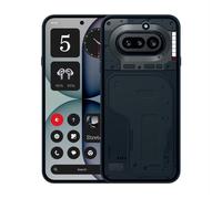 Nothing Phone (4a) - Tripla Fotocamera 50MP, Ultra Zoom 70x, Smartphone Trasparente, Batteria Lunga Durata, Ricarica Rapida 50W, AMOLED 120Hz, Glyph Bar, 12GB+256GB - Nero