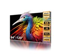 NothingProjector Schermo per Proiettore 84 Pollici ALR CLR, Ultra Corta Distanza, Cornice Fissa 16:9, 4K/8K UHD, Active 3D, Montaggio a Parete, 95% Reiezione della Luce Ambientale, Black Series