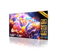 NothingProjector Schermo per Proiettore, Fresnel 100", ALR CLR, 1.2 Gain, 4K UHD, Cornice Fissa 16:9, Montaggio a Parete per Proiettori a Distanza Ultra Corta