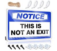 Notice This Is Not An Exit Placca Accessori Decorativi | Arte da appendere personalizzata per Drive Soggiorno (30 x 40 cm)