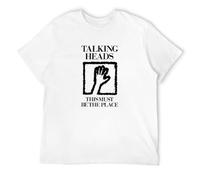 Notifi Talking Heads 'This Must Be The Place' T-Shirt Devo XTC Wire Television White XL