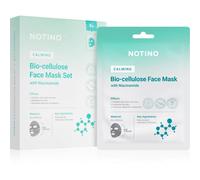 Notino Calming Bio-Cellulose Face Mask with Niacinamide Set di maschere di tessuto con effetto lenitivo