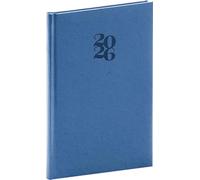 NOTIQUE Agenda 2026, ca. A5 (15 x 21 cm), calendario settimanale e libro con copertina rigida, segnalibro in tessuto e passante per penna, superficie in carta ecologica sostenibile (Essenza prugna)