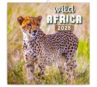 NOTIQUE calendario con note Africa selvaggia 2025, 30 × 30 cm