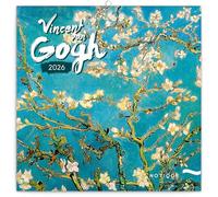 NOTIQUE Calendario da parete 2026 Vincent van Gogh, calendario opuscolo con calendario mensile, calendario profumato, 30 x 30 cm (30 x 60 cm)