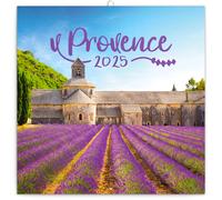 NOTIQUE calendario per appunti profumato Provence 2025, 30 × 30 cm