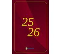 Notivue Student Planner - Academic Year 2025/2026: A5, Classic Burgundy and Wine