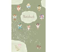 Notizbuch Feen: Notizbuch Feen: süß gestaltetes Notebook I passend zum Freundschaftsbuch I liniert und kariert I Geschenk für Schulstart I DIN A5 I als Schulheft, Schreibheft oder Geschenk