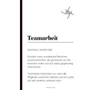 Notizbuch Für Team: Geschenk für Teamkollegen und Teamleiter für Workshop und Seminar ein A5 Buch liniert mit Übersichtkalender für Notizen zu Teamarbeit für Kollegen, Geschenkidee von Teamleitung