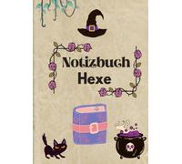 Notizbuch Hexe | A 4 | Liniert | Auf jeder Seite ein anderes Design: Tagebuch für Mädchen | Notebook | Journal | Bullet Journal | Planer | Organizer | Diary