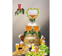 Notizbuch I Love Bier Bockbier Weißbier Pils Liebhaber Geschenkidee für Hobbybrauer Erinnerung an eine Bierverkostung Brauerei Bierfeste Biergarten ... Märzen Braumeister Bierliebhaber 04D26