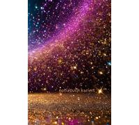 notizbuch kariert a5: hardcover glitzer.110 nummerierte seiten.für Jungen und Mädchen Studentin