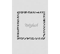 Notizbuch liniert in einem Zebra-Design für Deine schnellen Notizen.: Halte Deine Erinnerungen und deine Gedanken fest
