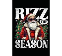 Notizbuch Rizz the Season Lustiger Weihnachtsmann Weihnachten