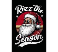 Notizbuch Rizz the Season Lustiger Weihnachtsmann Weihnachten