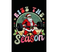 Notizbuch Rizz the Season Lustiger Weihnachtsmann Weihnachten