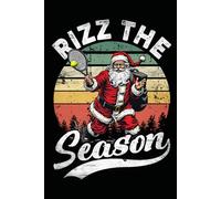Notizbuch Rizz the Season Lustiger Weihnachtsmann Weihnachten