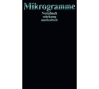 Notizbuch suhrkamp taschenbuch - Mikrogramme: Softcover, A6, Blanko, 192 Seiten: 5295