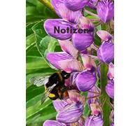 Notizen: Blanko Notizbuch A5 - Hummel